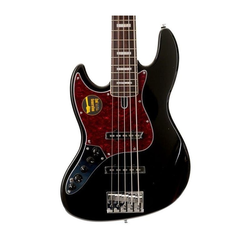 Marcus Miller V7 Alder 5 BLK Black Left Handed 2nd Gen