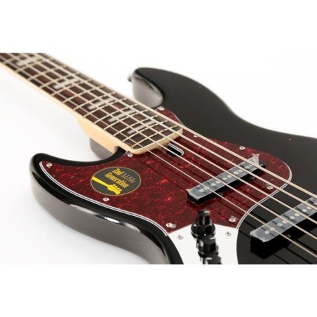 Marcus Miller V7 Alder 5 BLK Black Left Handed 2nd Gen