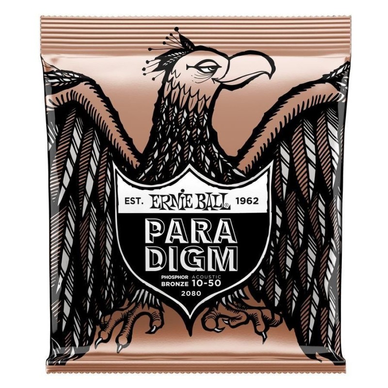 Ernie Ball 2080 Paradigm Extra Light Phosphor Bronze 10-50