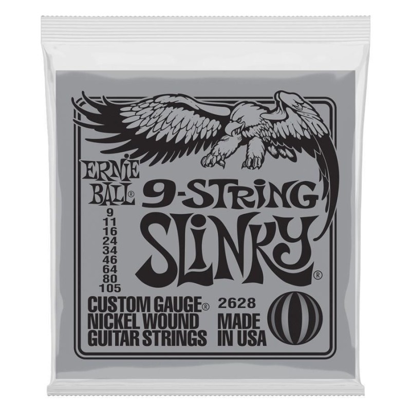 Ernie Ball 2628 9-105 9-Strings Slinky