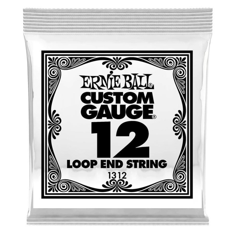 Ernie Ball 1312 012 Plain Steel Loop End