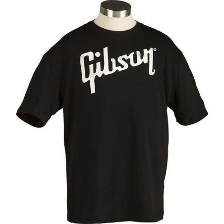 Gibson GA-BLKTSM Logo T-shirt Black Small