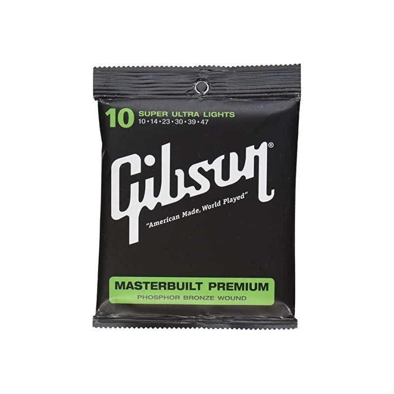 Gibson SAG-MB10 10/47 Masterbuilt Premium Phosphor Bronze