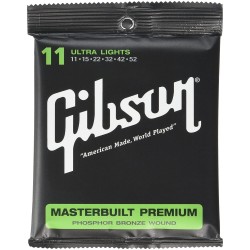 Gibson SAG-MB11 11/52 Masterbuilt Premium Phosphor Bronze