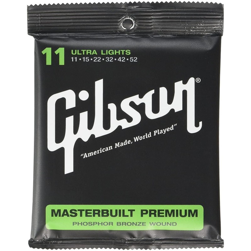 Gibson SAG-MB11 11/52 Masterbuilt Premium Phosphor Bronze
