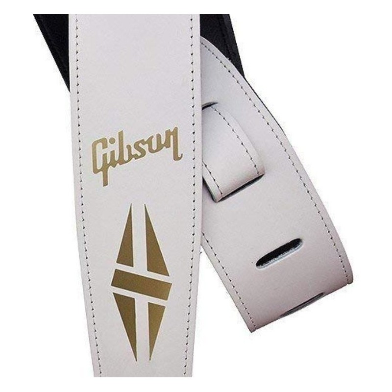 Gibson ASSD-WHT The Split-Diamond Guitar Strap