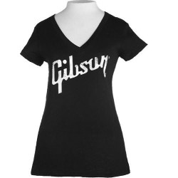 Gibson GA-BLVTMD Women's V-Neck T-Shirt Medium