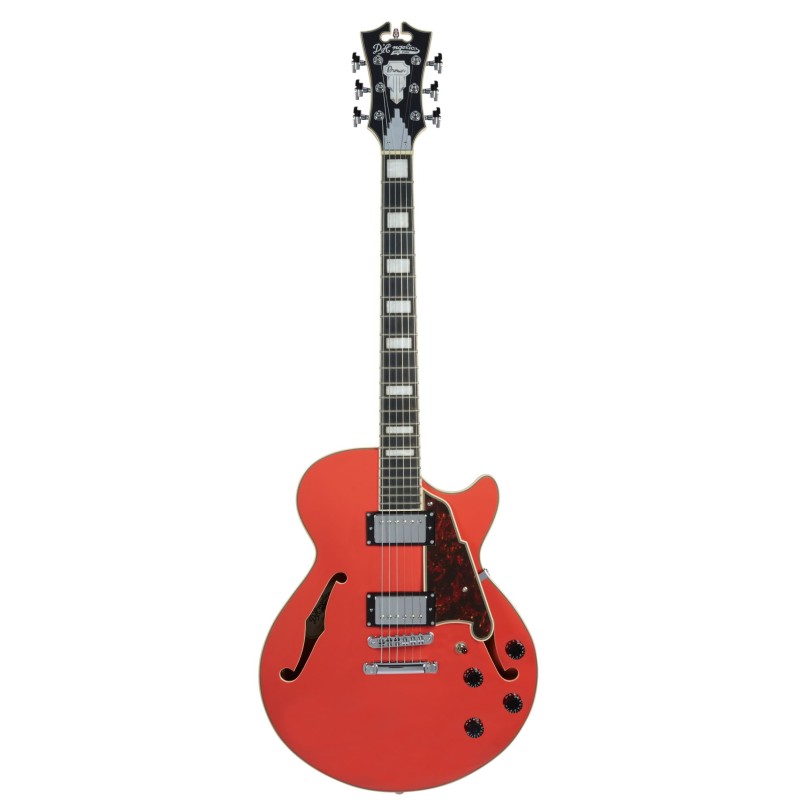 D'Angelico Premier SS Fiesta Red Stopbar