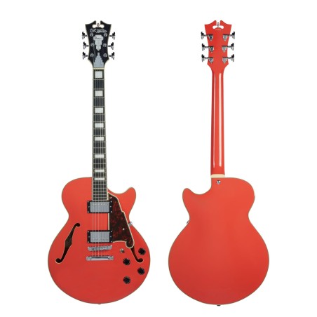 D'Angelico Premier SS Fiesta Red Stopbar
