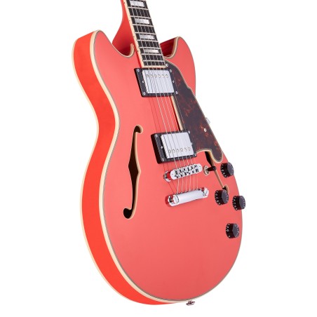 D'Angelico Premier Mini DC Fiesta Red