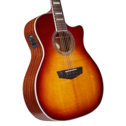 D'Angelico Premier Fulton Iced Tea Burst 12 corde
