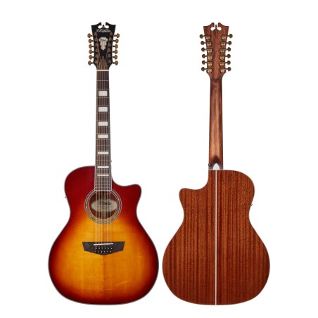 D'Angelico Premier Fulton Iced Tea Burst 12 corde