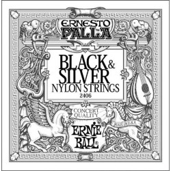 Ernie Ball 2406 Nylon Black & Silver