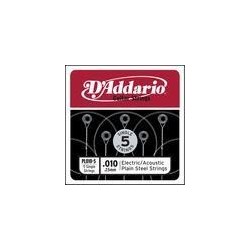 D'Addario PL0105 .0105 Plain Steel