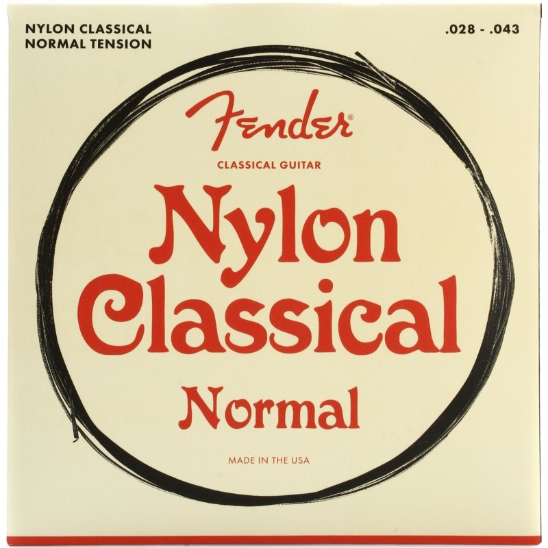 Fender Nylon Classical Strings 100 Clear/Silver .028-.043