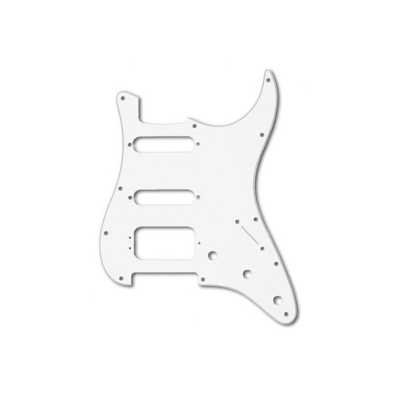Fender Pickguard Stratocaster H/S/S 11-Hole Mount (3-Screw Mount HB) 3-Ply White