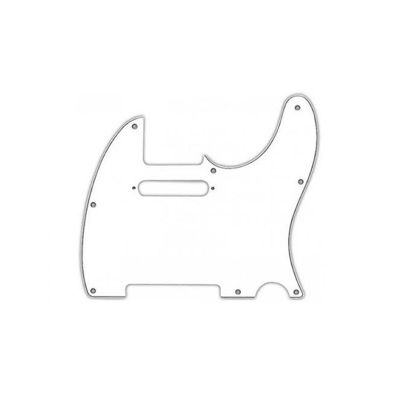 Fender Pickguard Telecaster 8-Hole Mount White 3-Ply