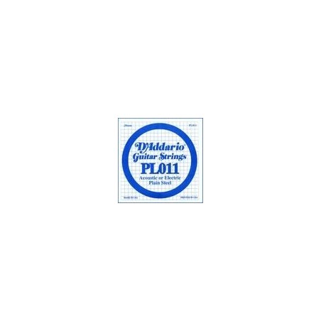D'Addario PL011 .011 Plain Steel