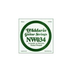 D'Addario NW034 .034 XL Nickel Wound
