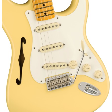 Fender Eric Johnson Thinline Stratocaster Vintage White