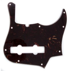 Fender Pickguard 5-String American Deluxe Jazz Bass 9-Hole Tortoise Shell 4-Ply