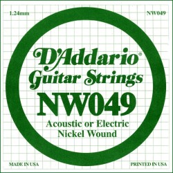 D'Addario NW049 .049 XL Nickel Wound
