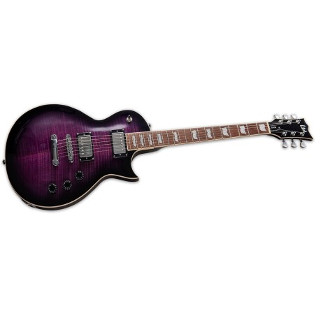 LTD EC-256FM See Thru Purple Sunburst