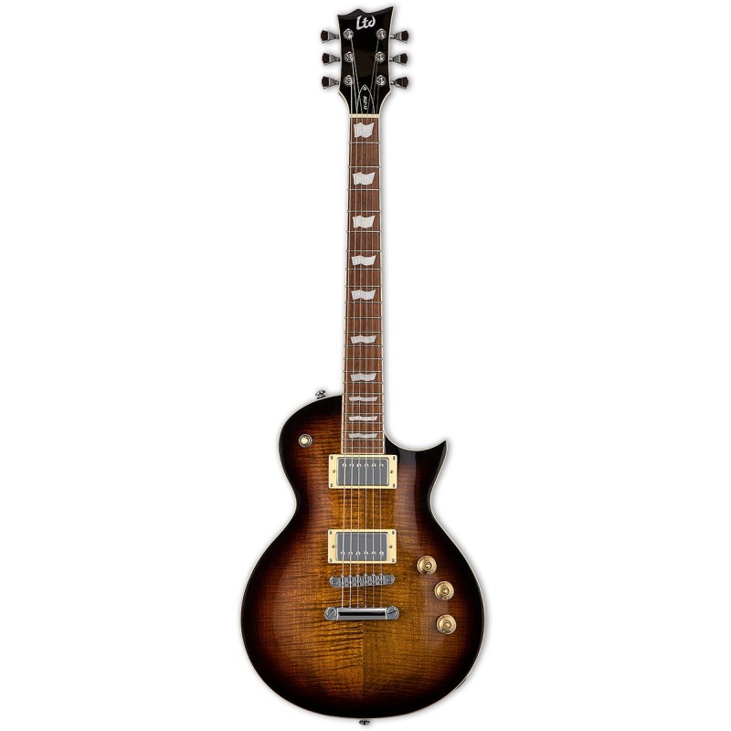LTD EC-256FM Dark Brown Sunburst