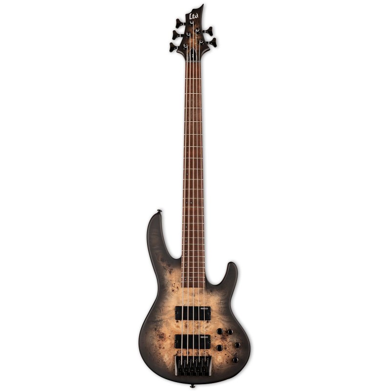 LTD D-5 Black Natural Burst Satin