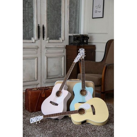 Cort Jade Classic Pastel Yellow Open Pore