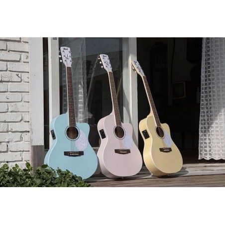 Cort Jade Classic Pastel Yellow Open Pore