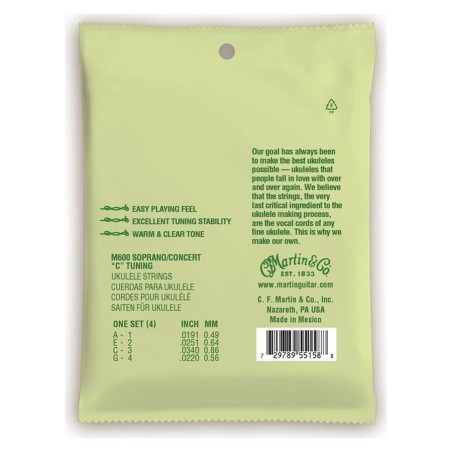 Martin M600 Ukulele Strings