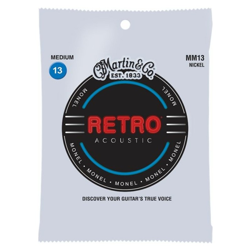 Martin MM13 Retro Acoustic Guitar Strings Medium
