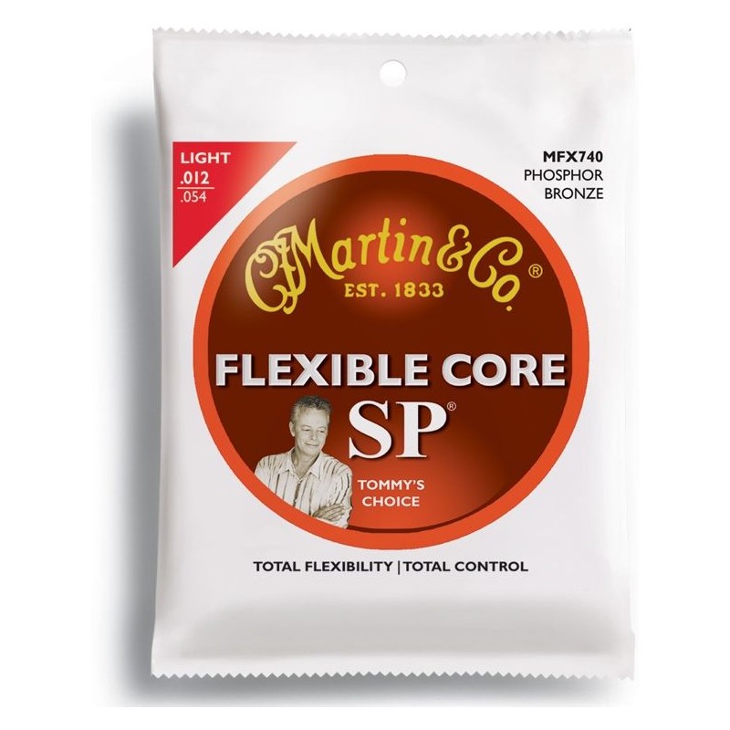 Martin MFX740 Phosphor Bronze Flexible Core SP Light