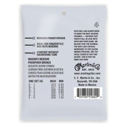 Martin MA550FX Phosphor Bronze Authentic Acoustic Flexible Core Medium