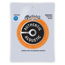 Martin MA550FX Phosphor Bronze Authentic Acoustic Flexible Core Medium