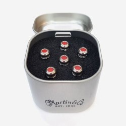 Martin 18APP0007 LUXE BY MARTIN Bridge Pins Chrome