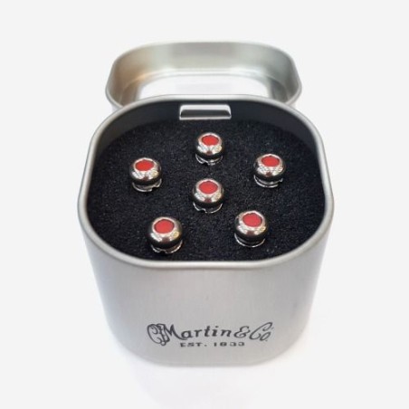 Martin 18APP0007 LUXE BY MARTIN Bridge Pins Chrome