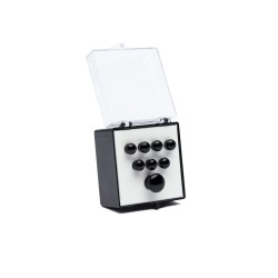 Martin 18APP0003 Authentic Series Bridge and End Pin Set Plain Black