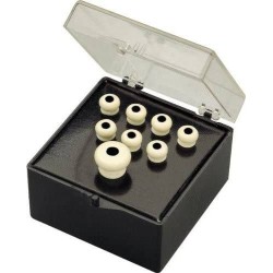Martin 18APP0001 Authentic Series Bridge and End Pin Set White Black Inlay