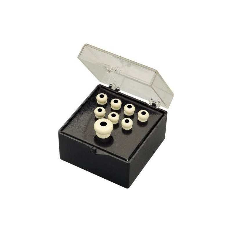 Martin 18APP0001 Authentic Series Bridge and End Pin Set White Black Inlay