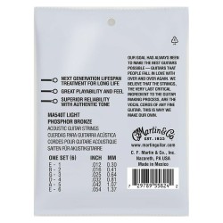Martin MA540TPK3 Authentic Acoustic Lifespan 2.0 Treated Light 3 Pack