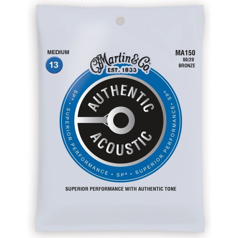 Martin MA150PK3 Bronze Authentic Acoustic SP Medium 3 Pack