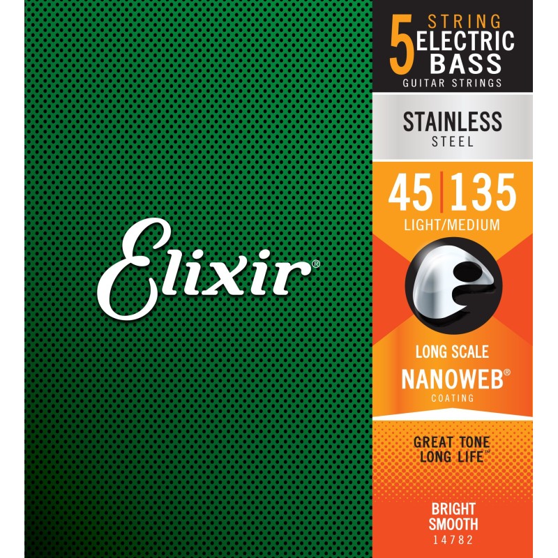 Elixir 14782 45-135 Light Medium NANOWEB