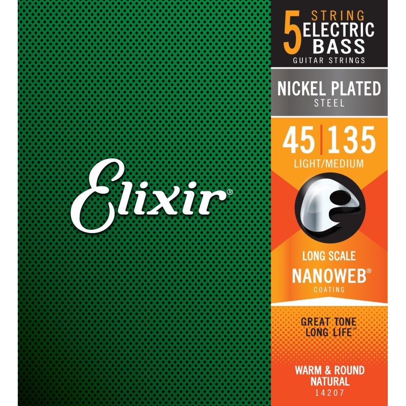 Elixir 14207 45-135 Light Medium NANOWEB
