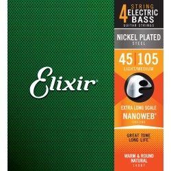 Elixir 14087 45-105 Light Medium NANOWEB