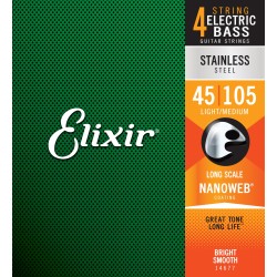 Elixir 14677 45-105 Light Medium NANOWEB