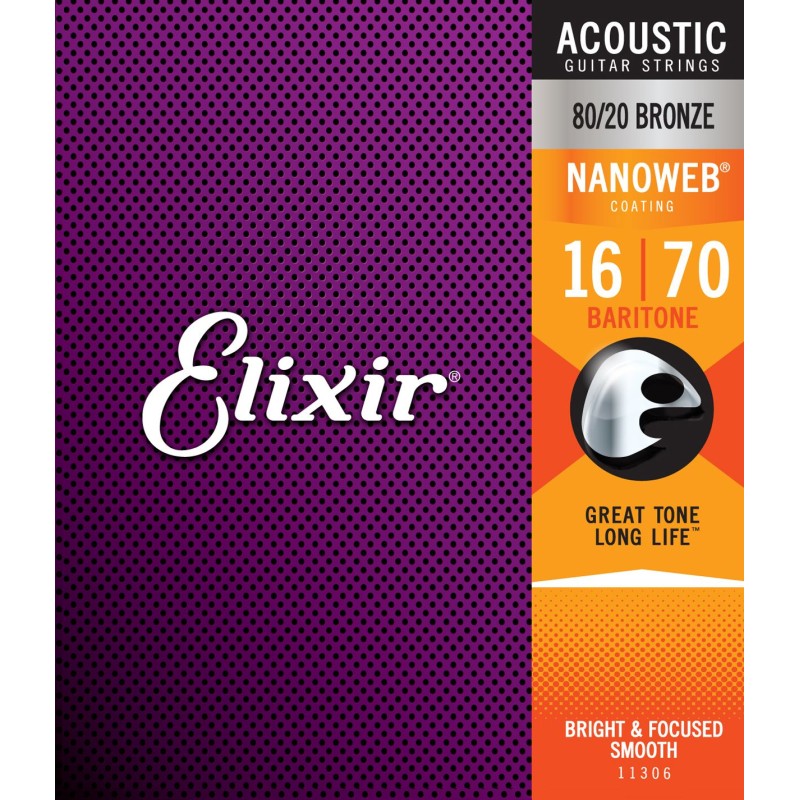 Elixir 11306 16-70 Baritone NANOWEB
