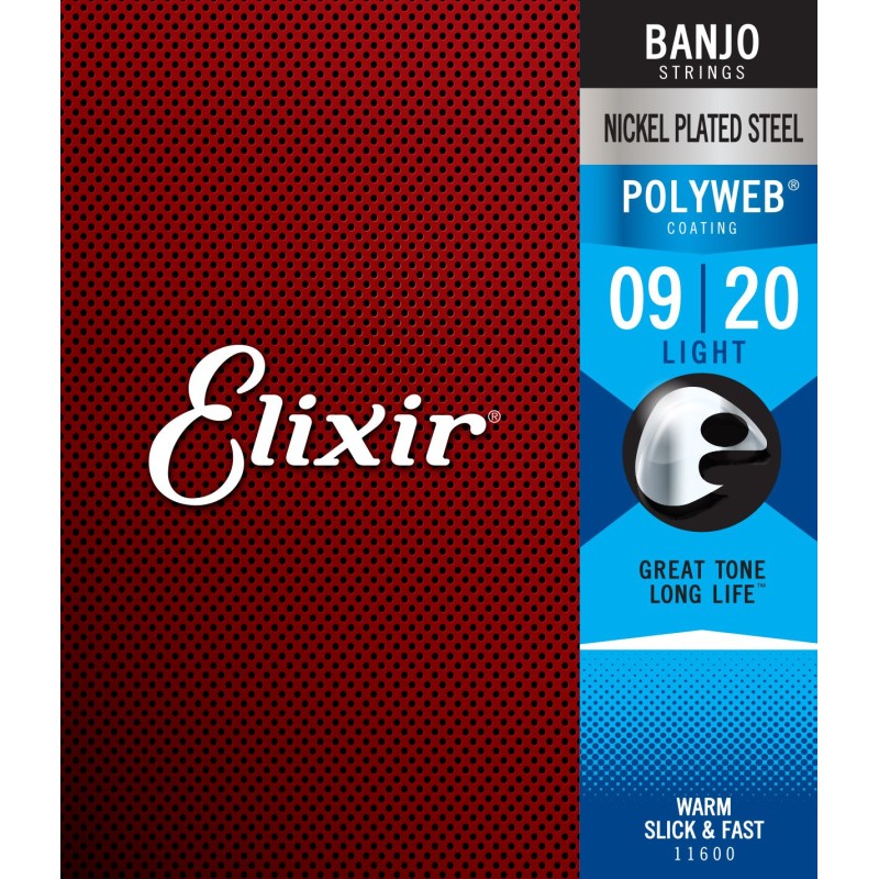 Elixir 11600 10-23 Banjo Light POLYWEB