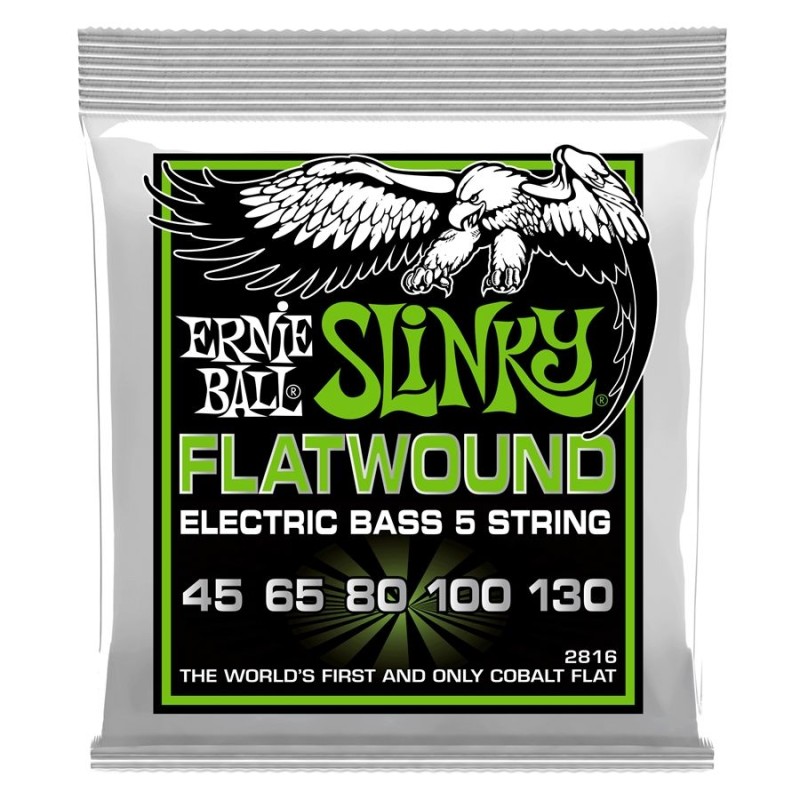 Ernie Ball 2816 Slinky 5-String Flatwound Bass